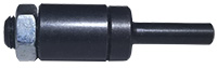 2 3/4" x 3/8" - 24 Chuck Adapter with Nut & Wheel Spacer 